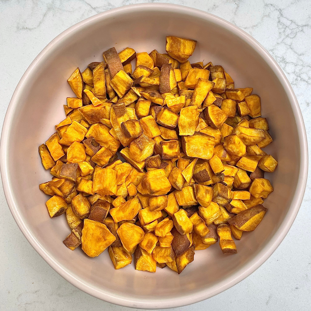 Air Fryer sweet potato dog treats