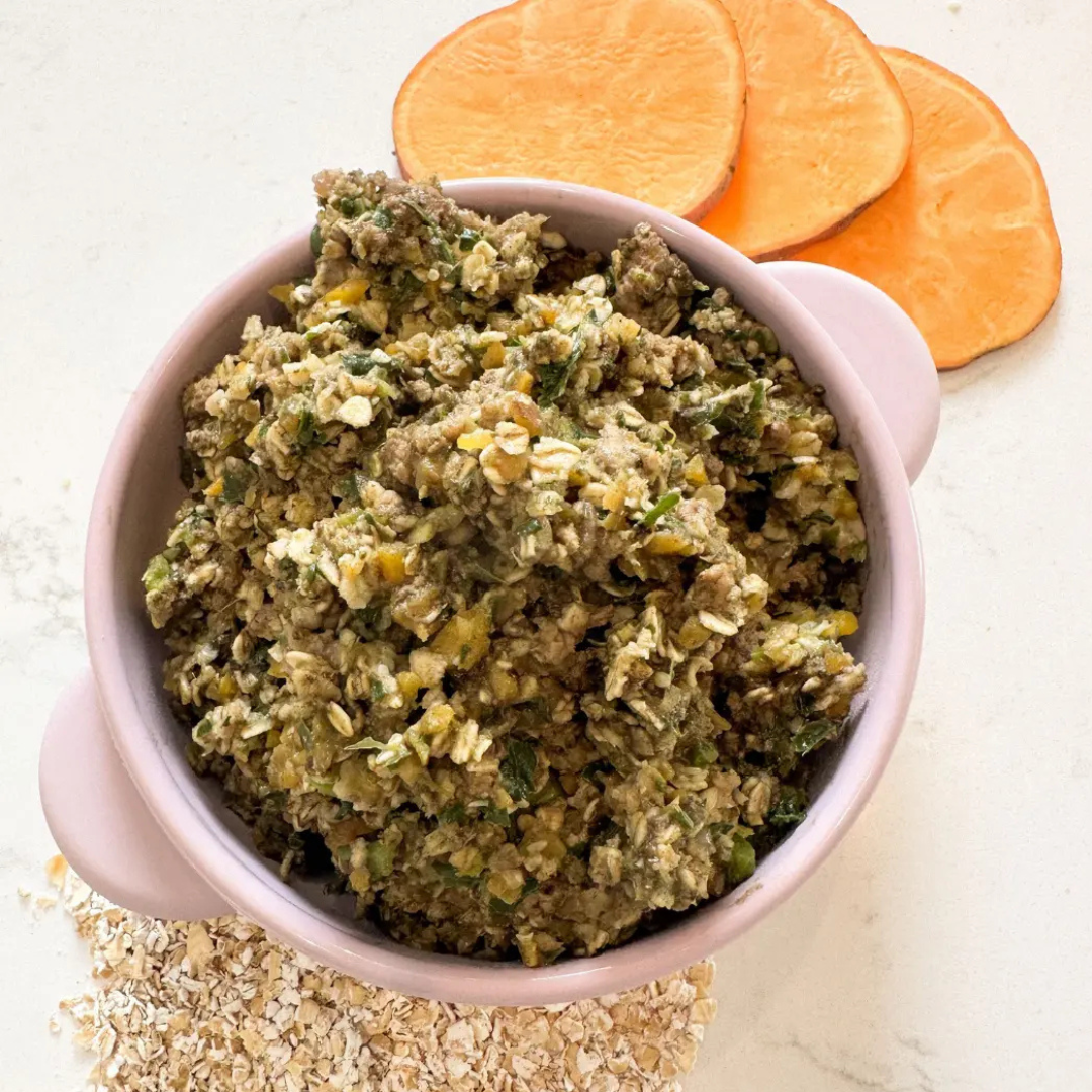 Beef & Sweet Potato Stew for Dogs