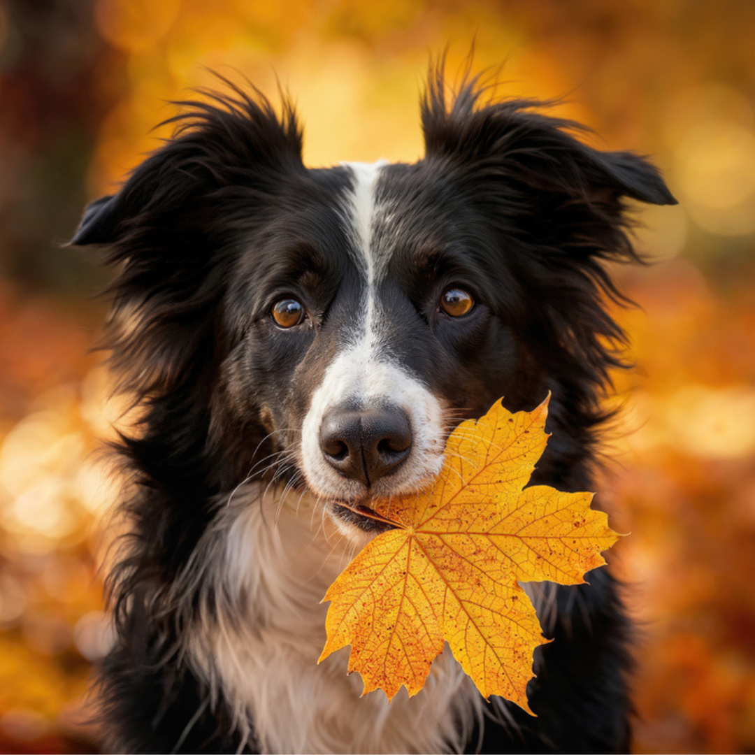 dog eating dog treat