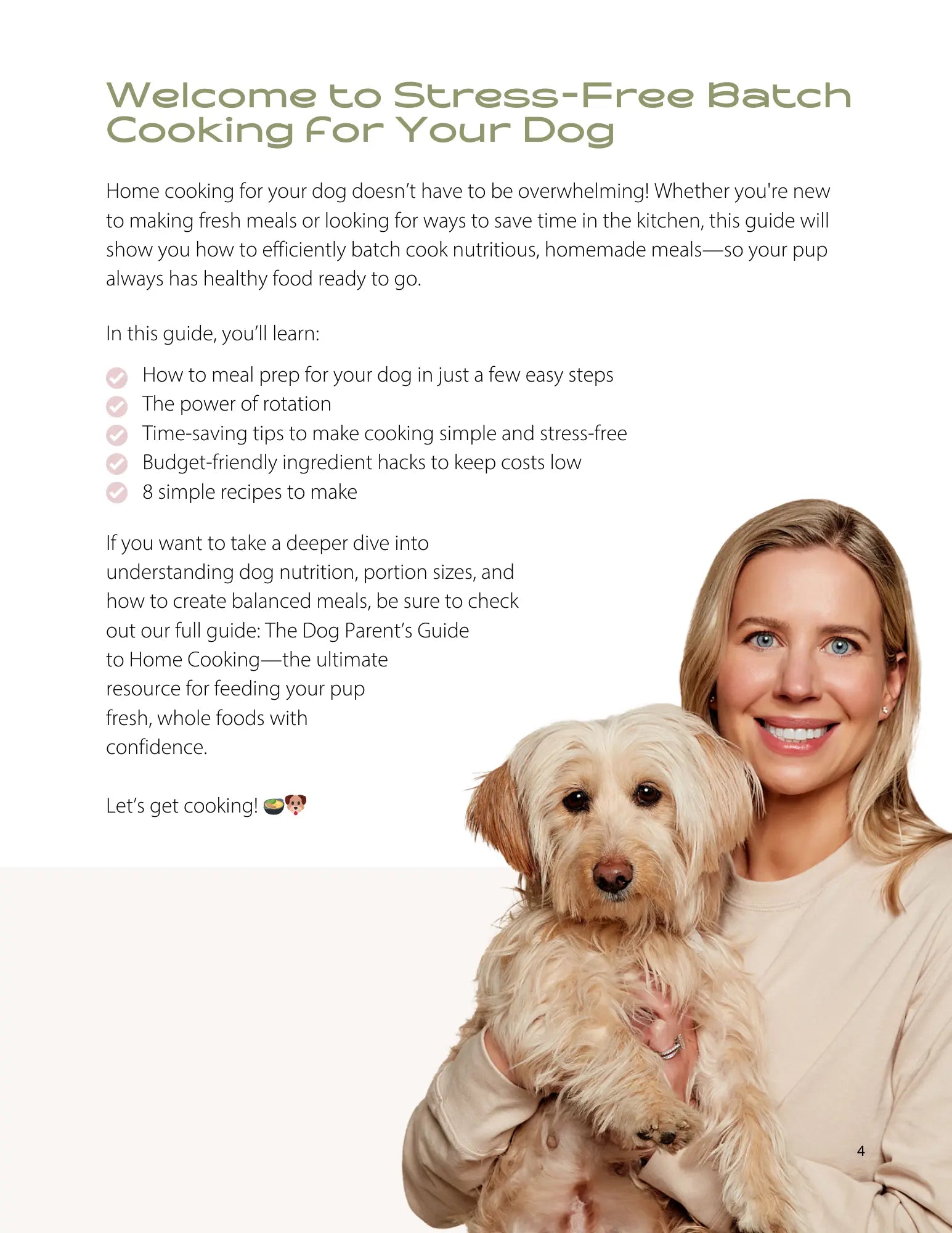Meal Prep for Dog Parents 8 Easy Homemade Recipes Dog Child