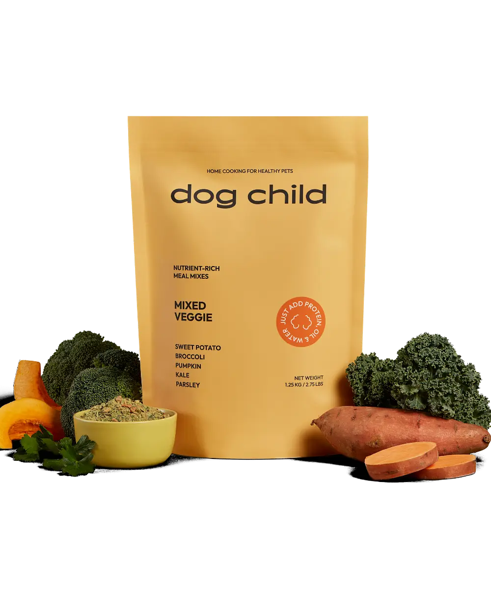 Mixed Veggie Meal Mix For Dogs - Dog Child