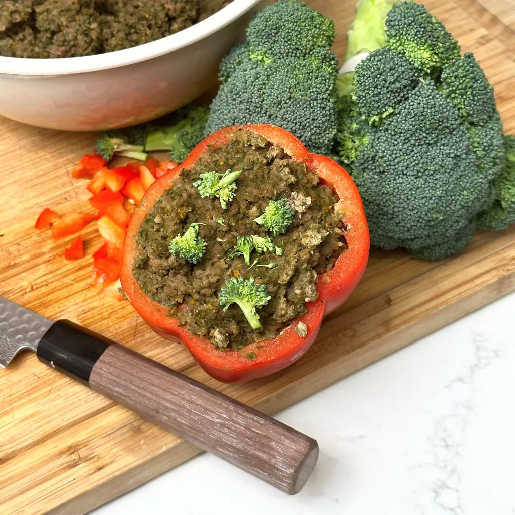 Stuffed Bell Pepper for Dogs