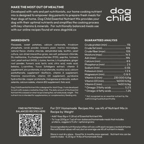 Essential Nutrient Mix for Home Cooking for Dogs Dog Child