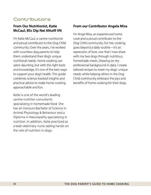 The Dog Parent’s Guide to Home Cooking Dog Child