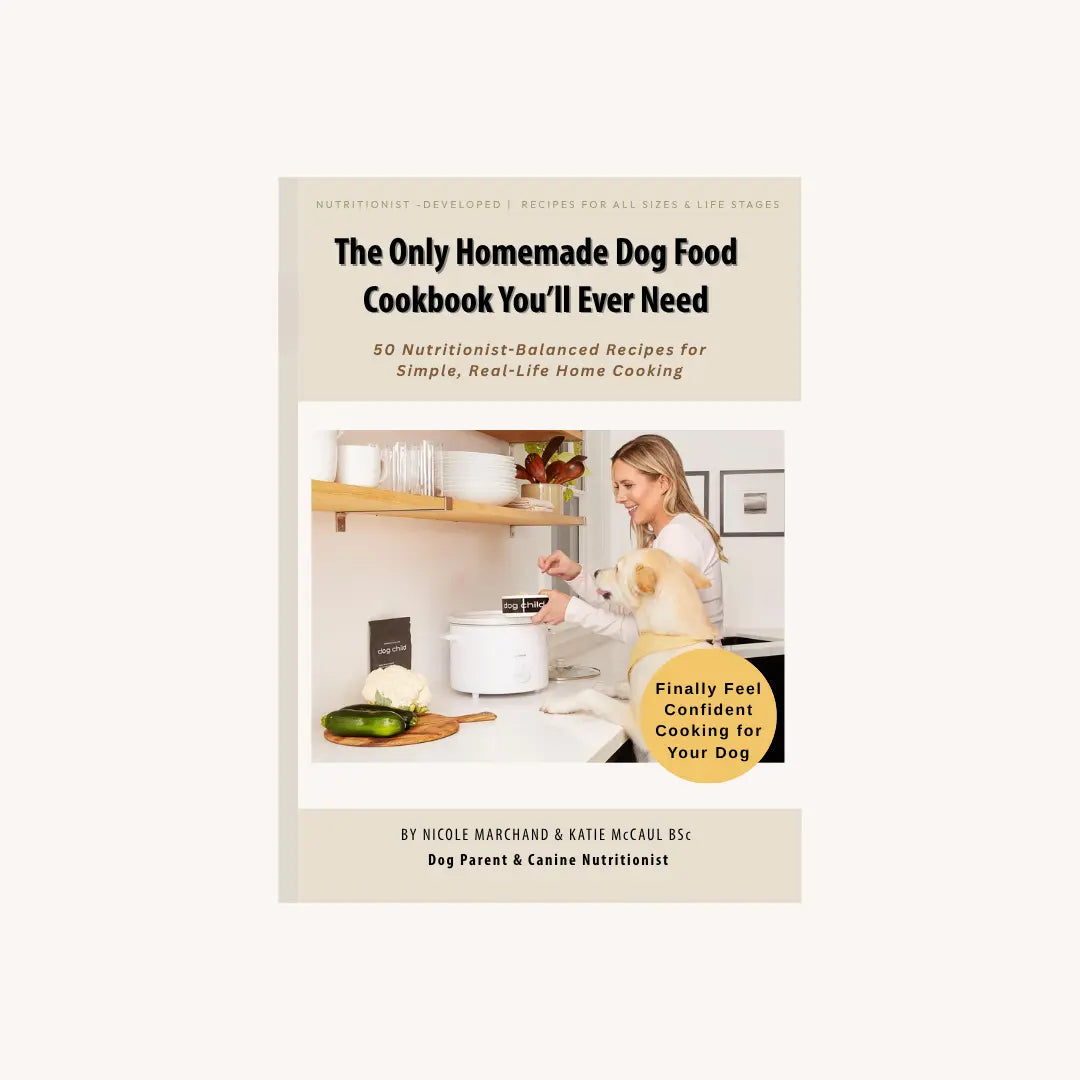 The Homemade Dog Food Cookbook — 50 Nutritionist Recipes Dog Child