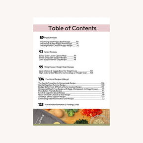 The Homemade Dog Food Cookbook — 50 Nutritionist Recipes Dog Child