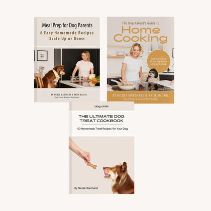 Ultimate Dog Home Cooking Bundle – 3 Best-Selling Guides for Meals, Meal Prep & Treats Dog Child